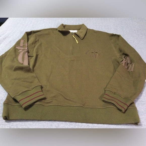 Honor the Gift Olive Prep School Henley Sweater Men’s Size XXL - Picture 1 of 8